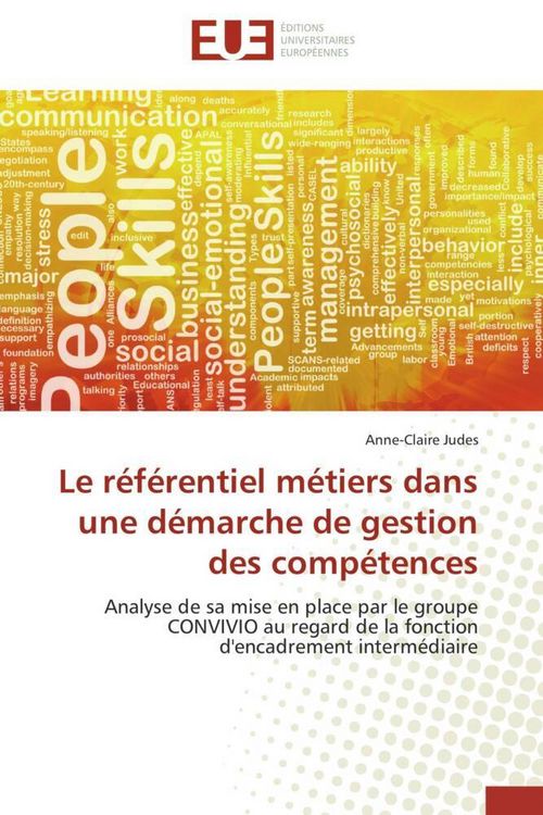 Produktbild: Judes, A: R&eacute;f&eacute;rentiel m&eacute;tiers dans une d&eacute;marche de gestion d