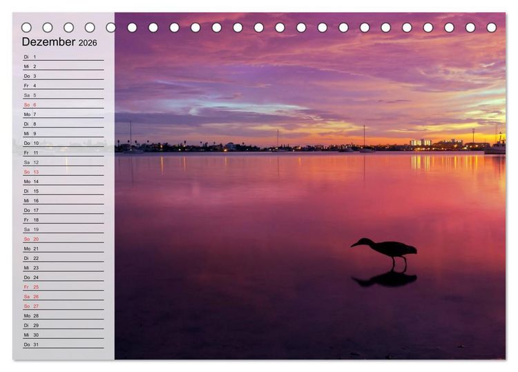 Produktbild: FLORIDA Idyllischer Sonnenscheinstaat (Tischkalender 2026 DIN A5 quer), CALVENDO Monatskalender