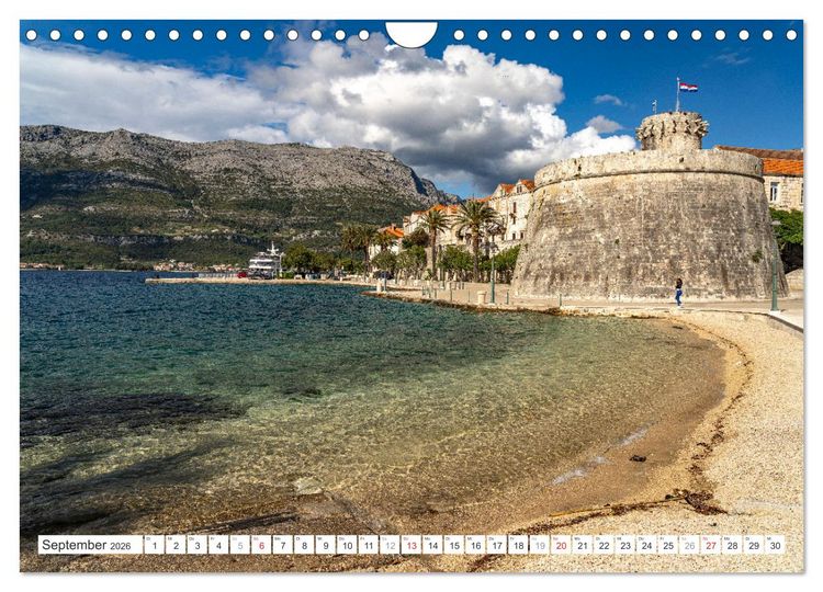 Produktbild: Kroatien - Korcula (Wandkalender 2026 DIN A4 quer), CALVENDO Monatskalender