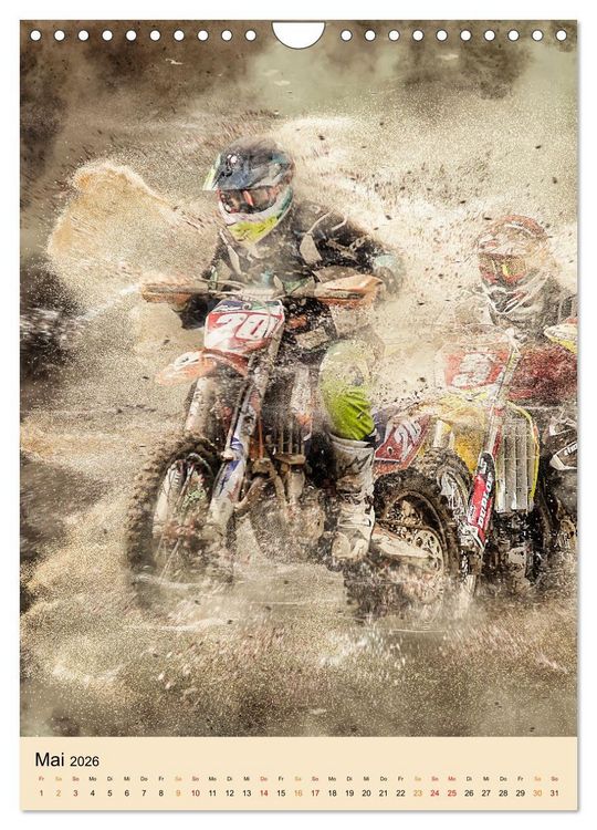 Produktbild: Motocross - Sport der Extreme (Wandkalender 2026 DIN A4 hoch), CALVENDO Monatskalender