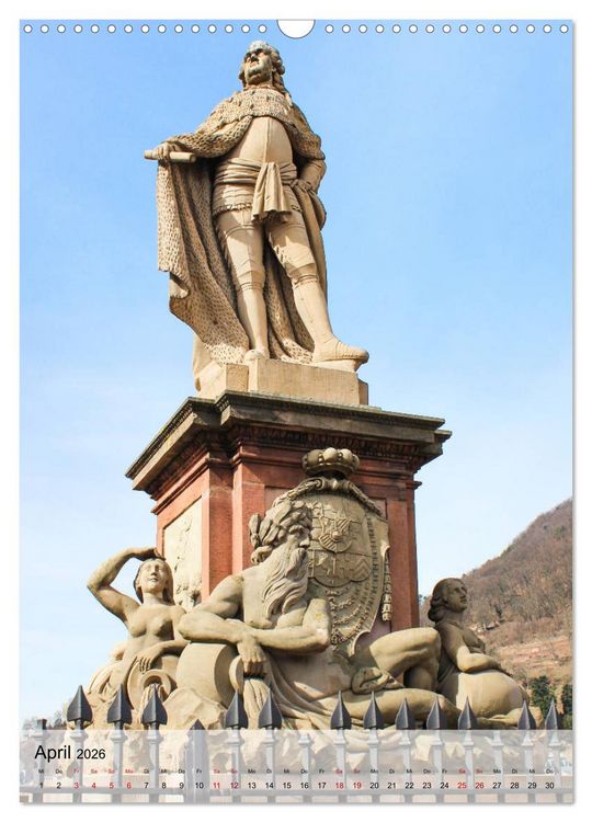 Produktbild: Altes Heidelberg (Wandkalender 2026 DIN A3 hoch), CALVENDO Monatskalender