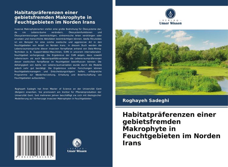 Produktbild: Habitatpr&auml;ferenzen einer gebietsfremden Makrophyte in Feuchtgebieten im Norden Irans