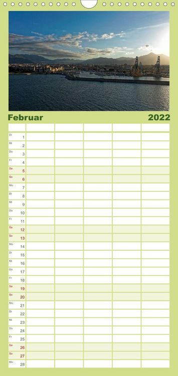 Produktbild: Familienplaner Sch&ouml;nes Italien (Wandkalender 2022 , 21 cm x 45 cm, hoch)