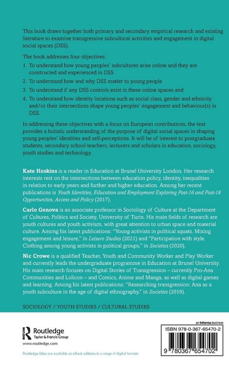Produktbild: Digital Youth Subcultures