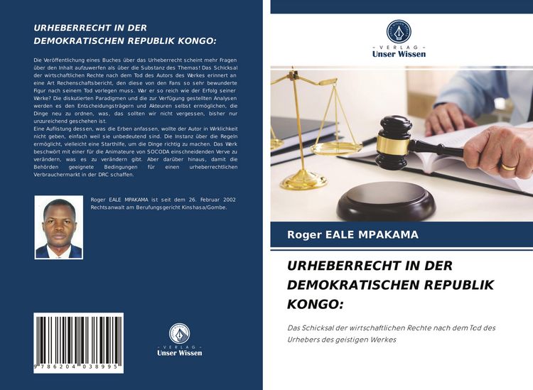 Produktbild: URHEBERRECHT IN DER DEMOKRATISCHEN REPUBLIK KONGO: