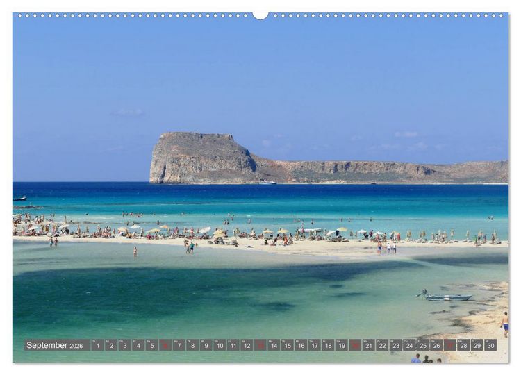 Produktbild: Kreta - Paradies an der Wiege Europas (Wandkalender 2026 DIN A2 quer), CALVENDO Monatskalender