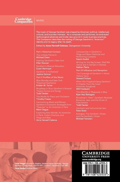 Produktbild: The Cambridge Companion to Gershwin
