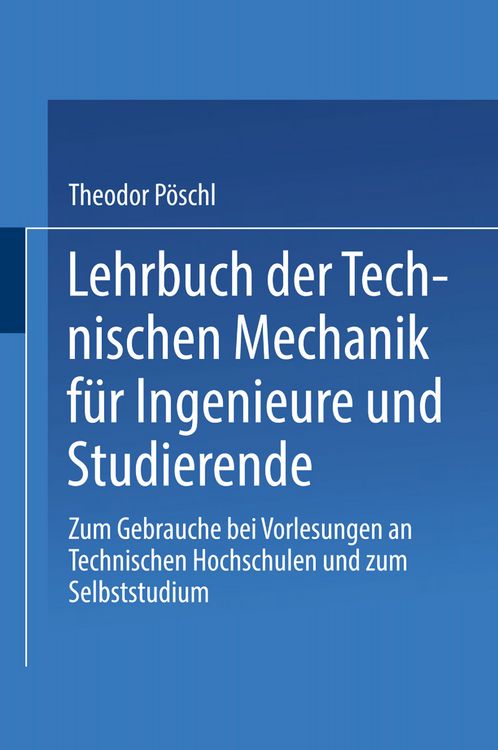 Produktbild: Lehrbuch der Technischen Mechanik f&uuml;r Ingenieure und Studierende
