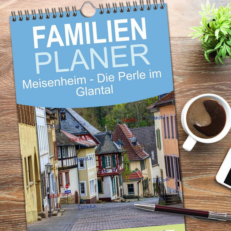 Produktbild: Familienplaner 2026 - Meisenheim - Die Perle im Glantal mit 5 Spalten (Wandkalender, 21 x 45 cm) CALVENDO