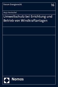 Produktbild: Umweltschutz bei Errichtung und Betrieb von Windkraftanlagen