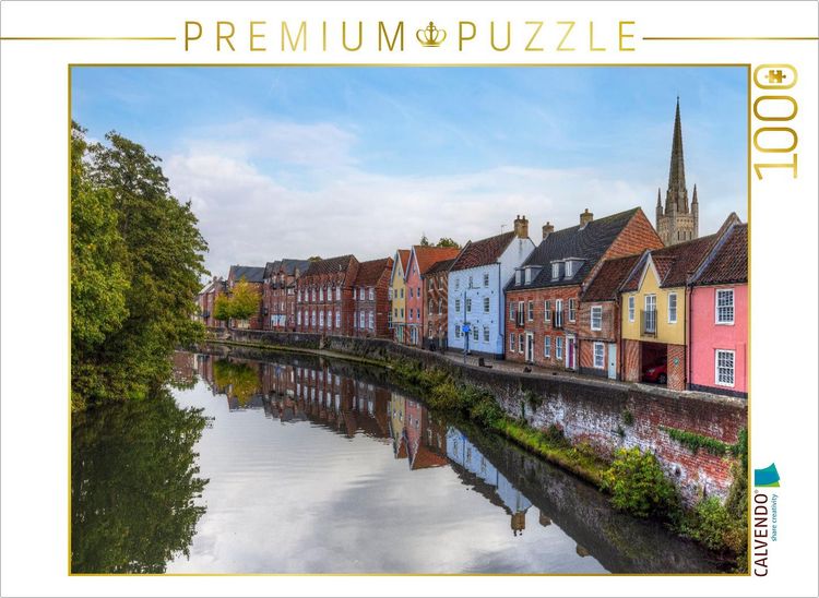 Produktbild: CALVENDO Puzzle Norwich | 1000 Teile Lege-Gr&ouml;&szlig;e 64x48cm Foto-Puzzle f&uuml;r gl&uuml;ckliche Stunden