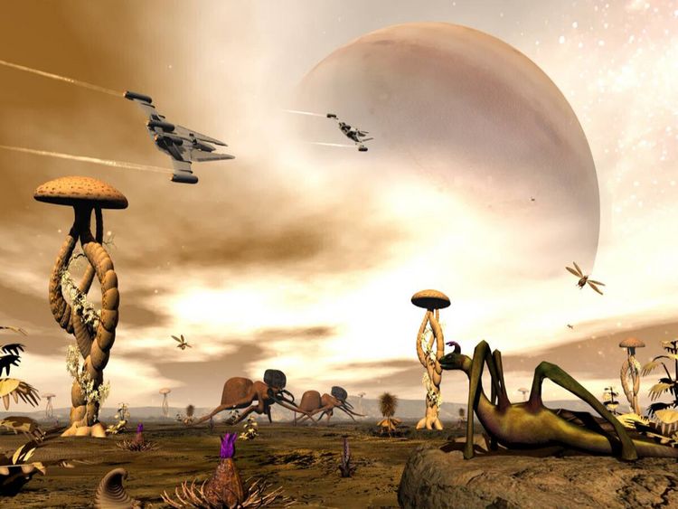 Produktbild: CALVENDO Puzzle Alienwelt | 1000 Teile Lege-Gr&ouml;&szlig;e 64x48cm Foto-Puzzle f&uuml;r gl&uuml;ckliche Stunden