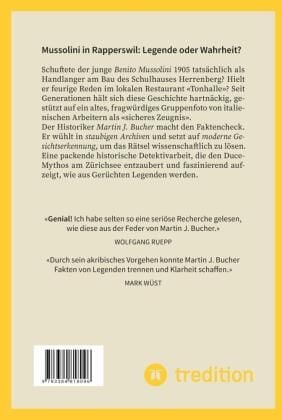 Produktbild: Bucher, M: Mussolini in Rapperswil