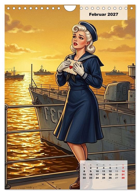 Produktbild: Uniform-Girls (Wandkalender 2027 DIN A4 hoch), CALVENDO Monatskalender