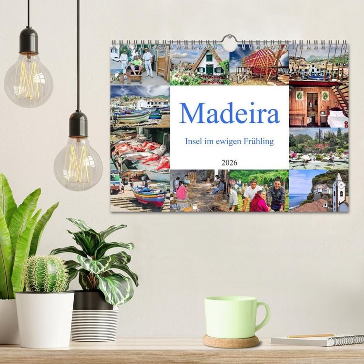 Produktbild: Madeira, Insel im ewigen Fr&uuml;hling (Wandkalender 2026 DIN A4 quer), CALVENDO Monatskalender
