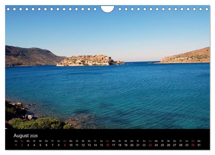 Produktbild: Insel Kreta (Wandkalender 2026 DIN A4 quer), CALVENDO Monatskalender