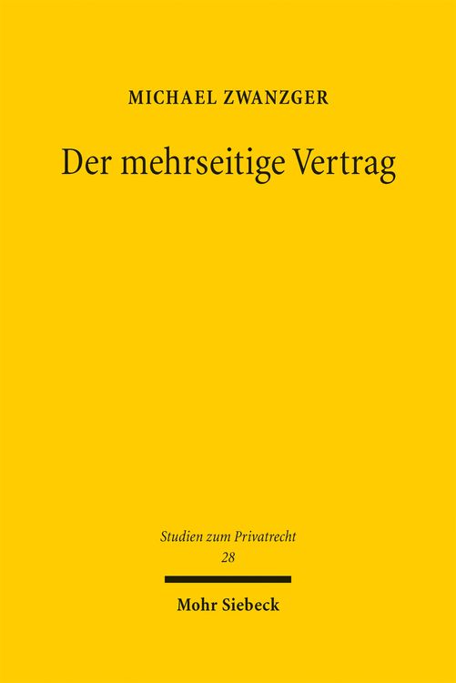Produktbild: Der mehrseitige Vertrag