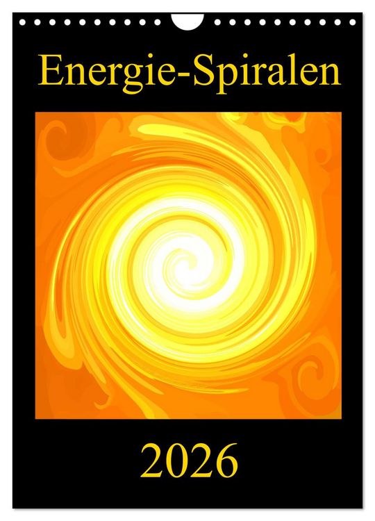 Produktbild: Energie-Spiralen 2026 (Wandkalender 2026 DIN A4 hoch), CALVENDO Monatskalender