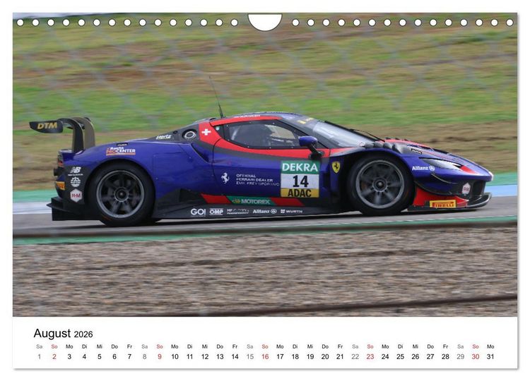 Produktbild: Deutsche Tourenwagen (Wandkalender 2026 DIN A4 quer), CALVENDO Monatskalender