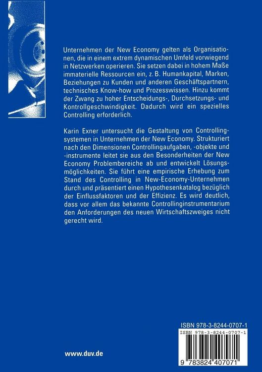 Produktbild: Controlling in der New Economy