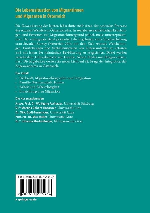 Produktbild: Die Lebenssituation von Migrantinnen und Migranten in &Ouml;sterreich