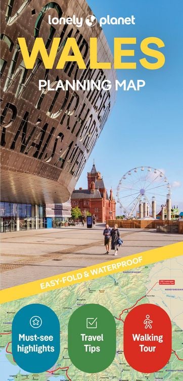 Produktbild: Lonely Planet Wales Planning Map