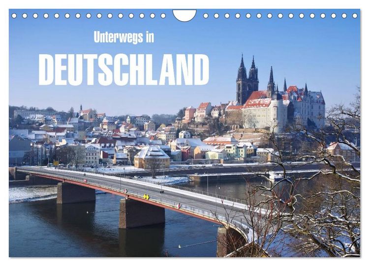 Produktbild: Unterwegs in Deutschland (Wandkalender 2026 DIN A4 quer), CALVENDO Monatskalender