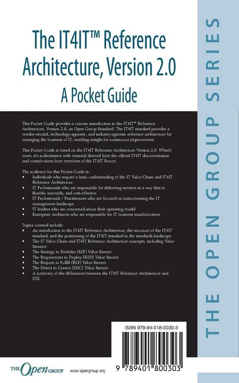 Produktbild: The IT4IT(TM) Reference Architecture, Version 2.0 - A Pocket Guide