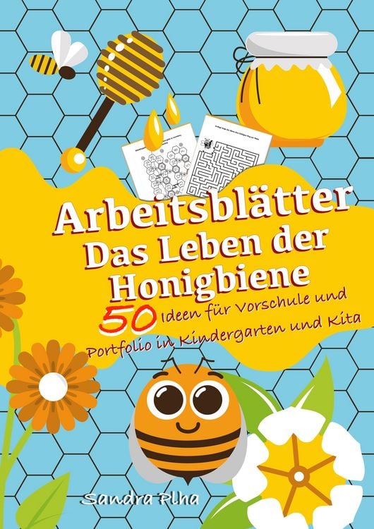 Produktbild: KitaFix-Kreativ: Arbeitsbl&auml;tter Das Leben der Honigbiene (50 Ideen f&uuml;r Vorschule und Portfolio in Kindergarten und Kita)
