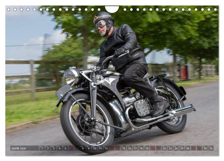 Produktbild: Classic Motorcycles (Wall Calendar 2026 DIN A4 landscape), CALVENDO 12 Month Wall Calendar