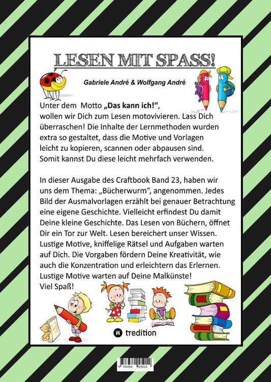 Produktbild: Craftook - Spielerisch Lesenlernen - 100 Tolle Motive - L&uuml;ckentext - Spannende R&auml;tsel - Motivation - Spass Am Lesen
