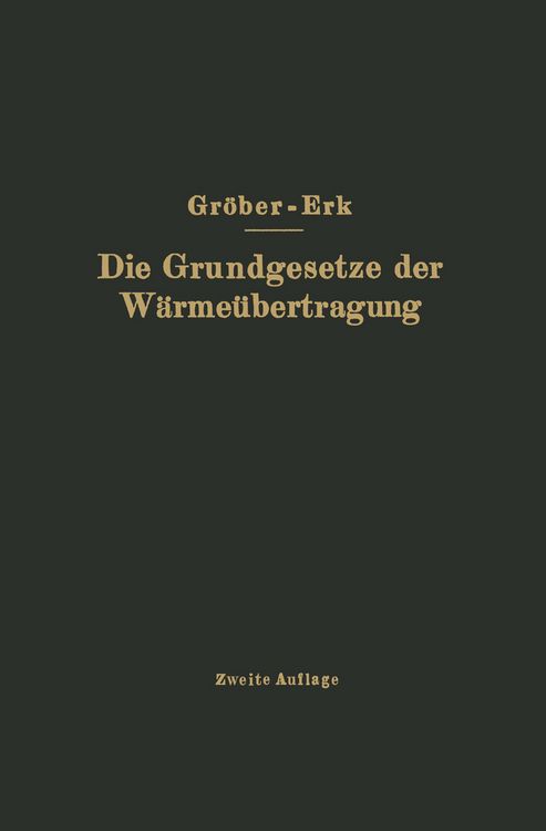 Produktbild: Die Grundgesetze der W&auml;rme&uuml;bertragung