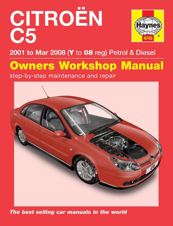 Produktbild: Citroen C5 Petrol & Diesel (01 - Mar 08) Haynes Repair Manual