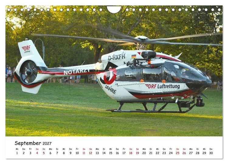 Produktbild: Wo Kraft schwebt und Pr&auml;zision fliegt (Wandkalender 2027 DIN A4 quer), CALVENDO Monatskalender