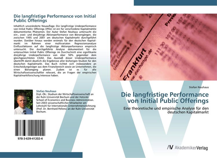 Produktbild: Die langfristige Performance von Initial Public Offerings
