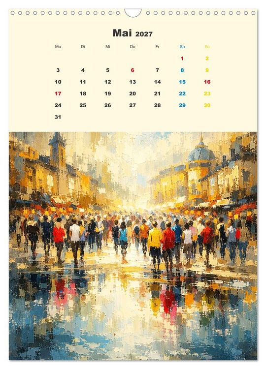 Produktbild: Upside Down Gem&auml;lde - Gespiegelte Landschaften (Wandkalender 2027 DIN A3 hoch), CALVENDO Monatskalender