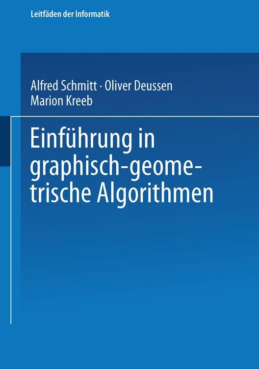Produktbild: Einf&uuml;hrung in graphisch-geometrische Algorithmen