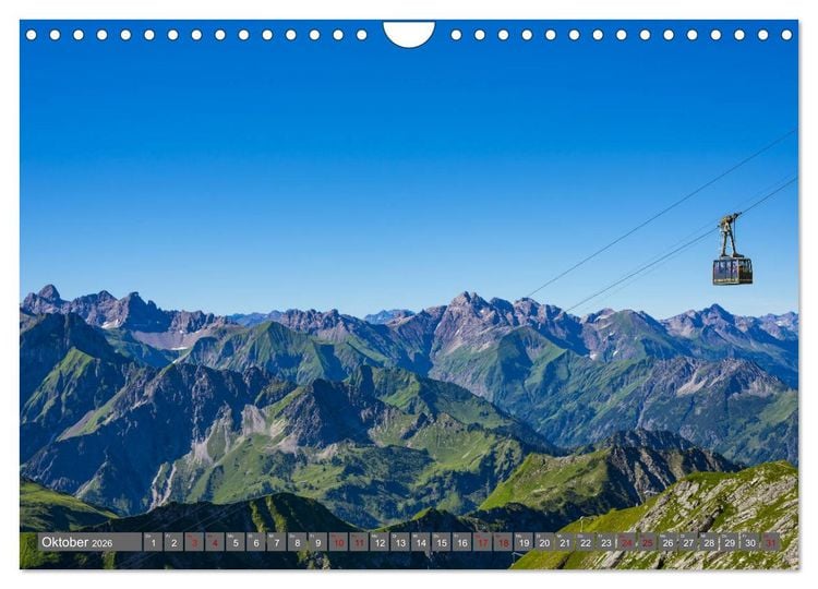 Produktbild: Faszination Oberallg&auml;u (Wandkalender 2026 DIN A4 quer), CALVENDO Monatskalender