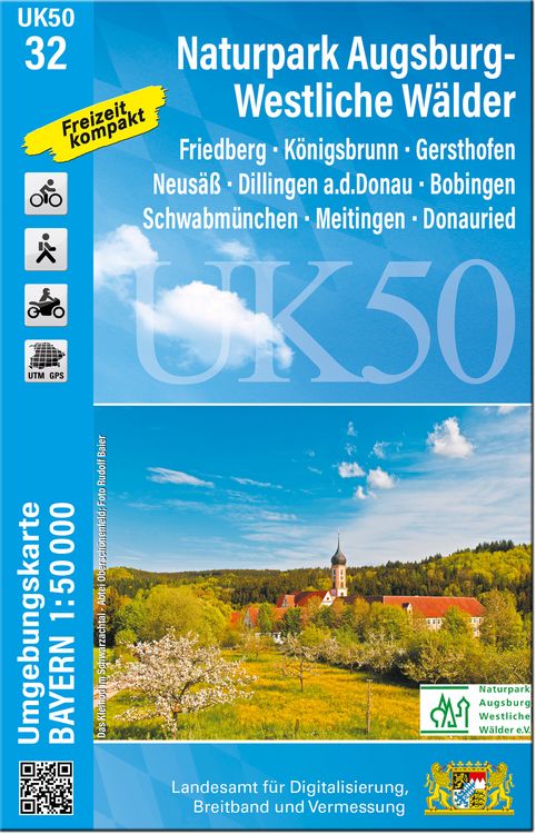 Produktbild: UK50-32 Naturpark Augsburg - Westliche W&auml;lder