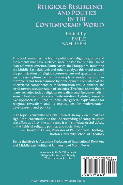 Produktbild: Religious Resurgence and Politics in the Contemporary World