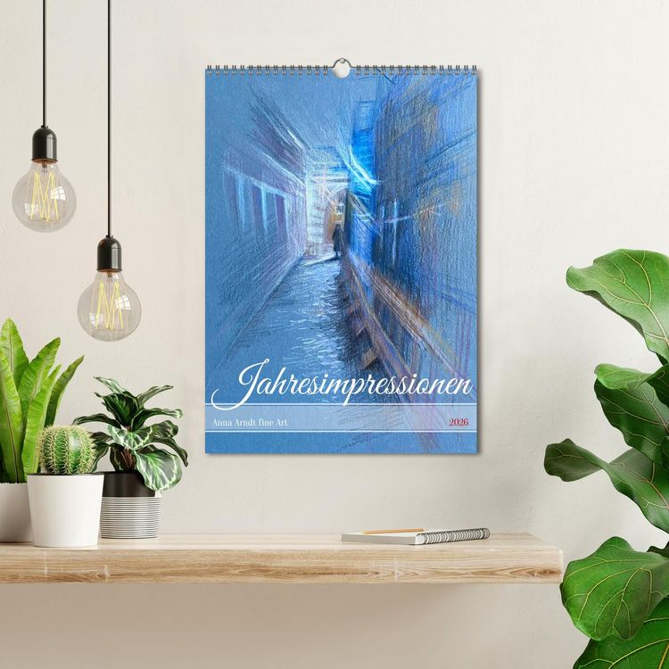 Produktbild: Anna Arndt Jahresimpressionen mit Planer (Wandkalender 2026 DIN A3 hoch), CALVENDO Monatskalender