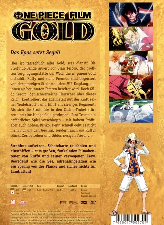 Produktbild: One Piece - 12. Film: Gold