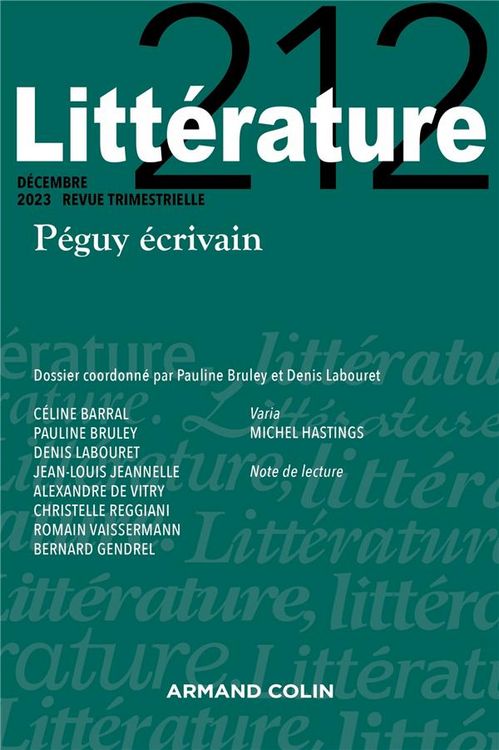 Produktbild: Litterature n 212 4 2023