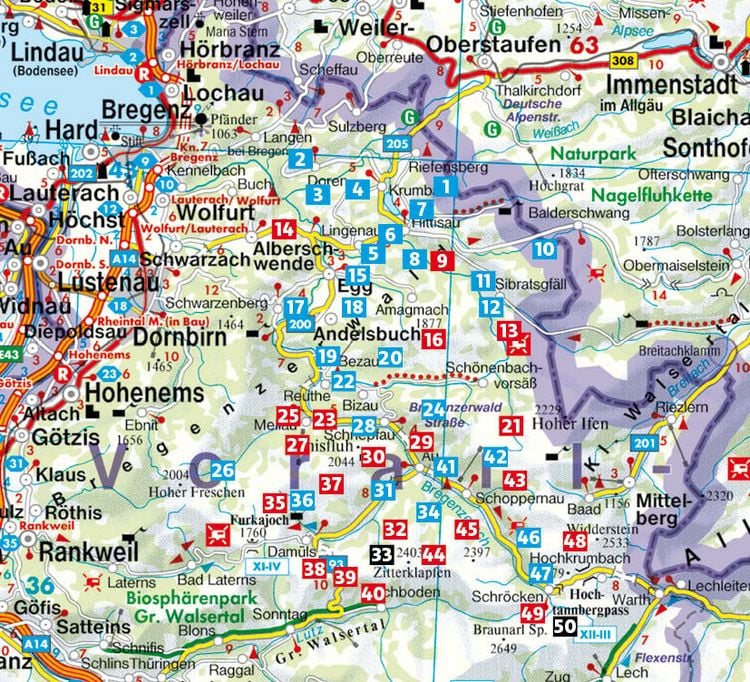 Produktbild: ROTHER Wanderf&uuml;hrer Bregenzerwald