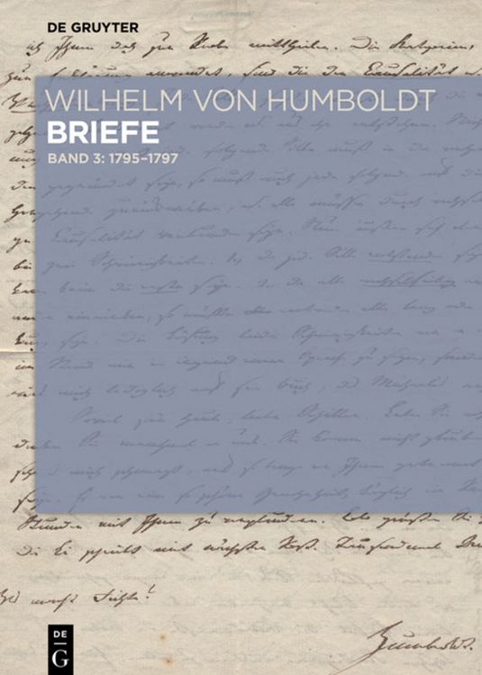 Produktbild: Briefe Juli 1795 bis Juni 1797