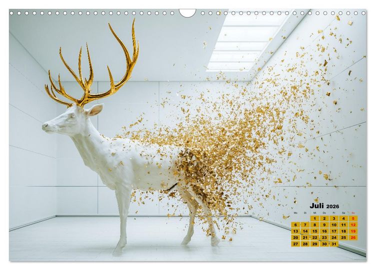 Produktbild: Wir schenken uns nichts zu Weihnachten - Kunst Geschenkkalender (Wandkalender 2026 DIN A3 quer), CALVENDO Monatskalender