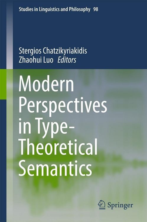 Produktbild: Modern Perspectives in Type-Theoretical Semantics