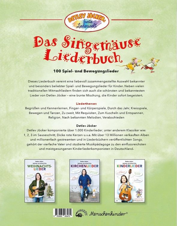 Produktbild: Das Singem&auml;use Liederbuch (Originalgetreue Neuauflage)