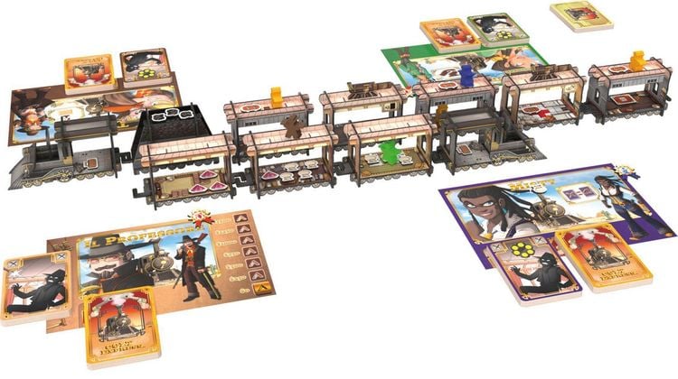 Produktbild: Colt Express - Gepanzerter Zug & Wachposten