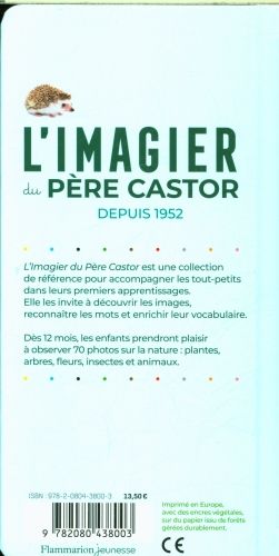 Produktbild: L'imagier du P&egrave;re Castor : la nature : 70 photos, 70 mots